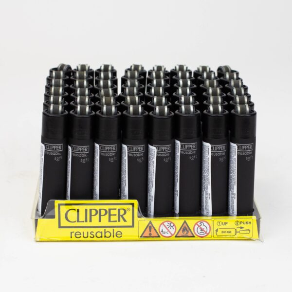 CLIPPER SOFT SOLID BLACK MICRO LIGHTERS COLLECTION_0
