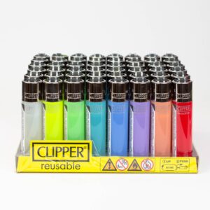 CLIPPER TRANSLUCENT COLOUR 8 COLOUR LIGHTERS_0