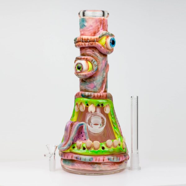 12.5" Resin 3D artwork 7mm glass beaker water bong [SP2072]_7