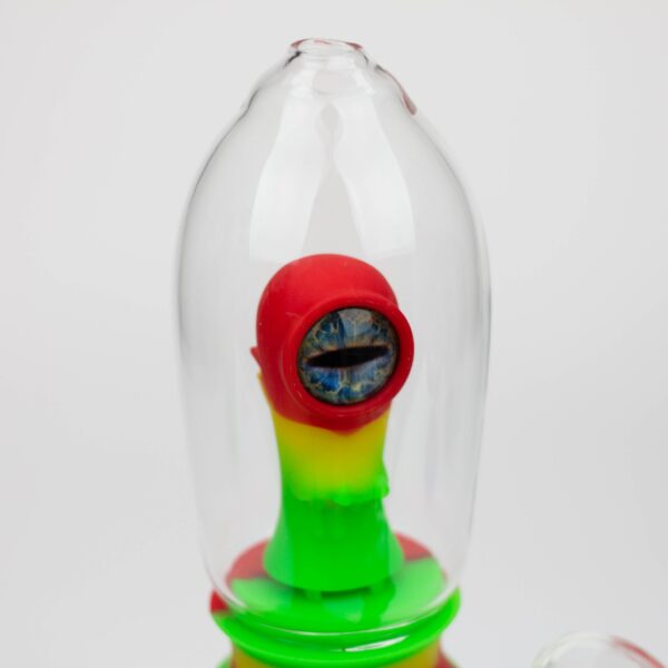 WENEED®- 7" Silicone Monster Double Filter bong_9
