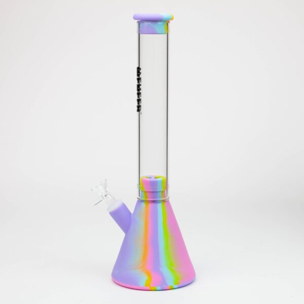 WENEED®- 12" Silicone Glass Beaker bong_6