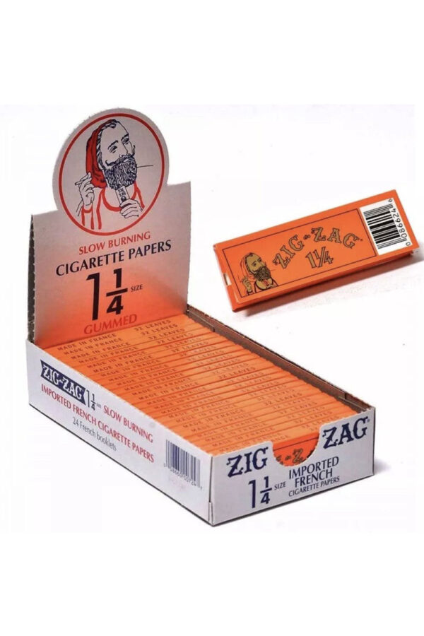ZIG-ZAG Orange Slow burning Cigarette Rolling Papers Box_1