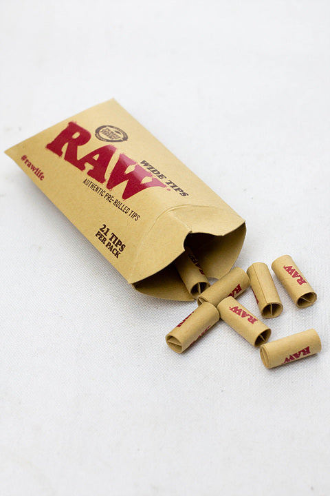 Raw Rolling paper pre-rolled wide filter tips_1