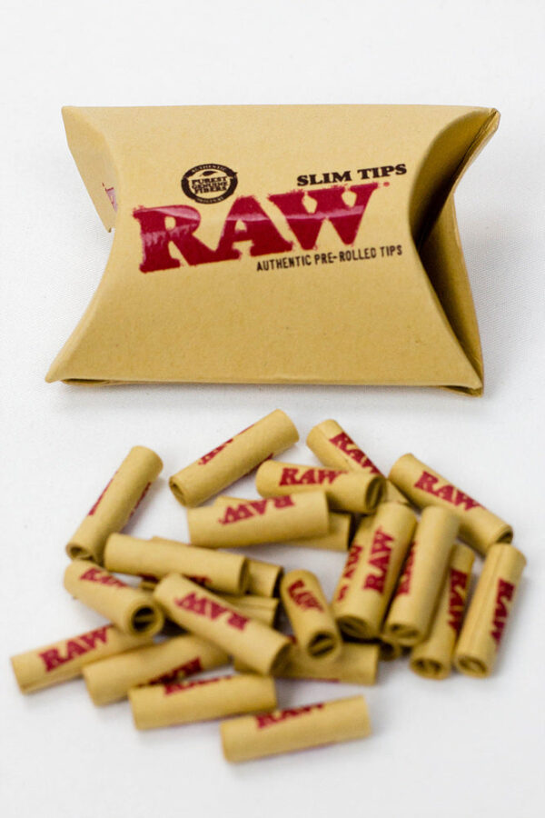 Raw Rolling paper pre-rolled Slim filter tips_1