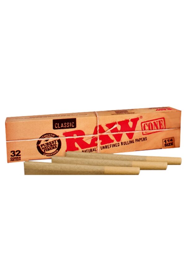 RAW PRE-ROLLED CONE 11/4 – 32/PACK_0