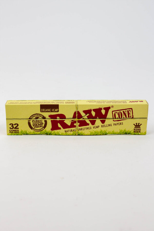 RAW ORGANIC PRE-ROLLED CONE King size– 32/PACK_0