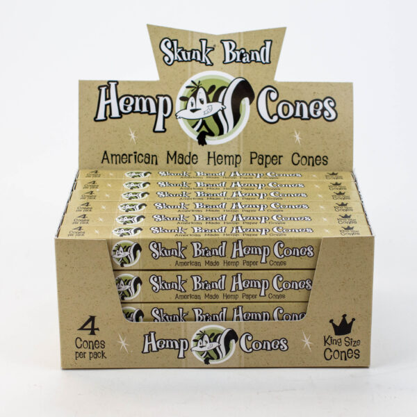 Skunk Brand King size hemp cone Box of 24_1