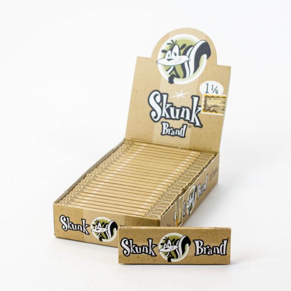 Skunk Brand Hemp Rolling Papers 1 1/4 Box of 25_0