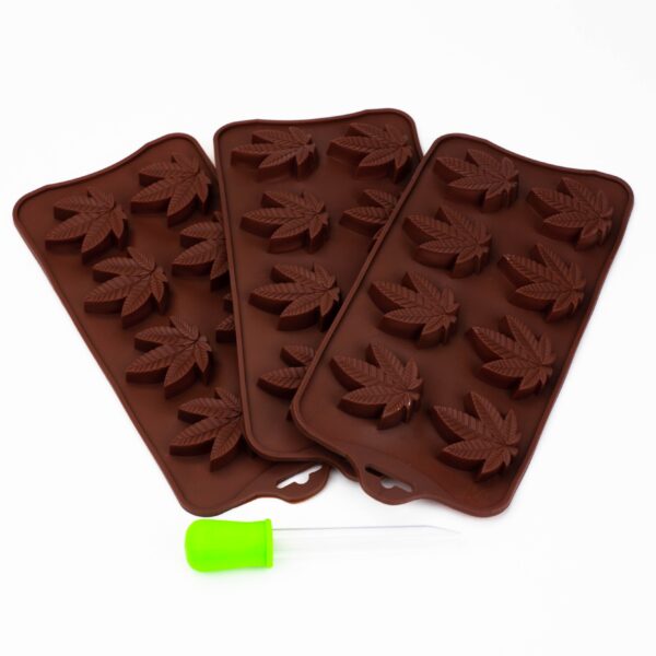 Leaf Candy Mold with Dropper - 3 pack_1