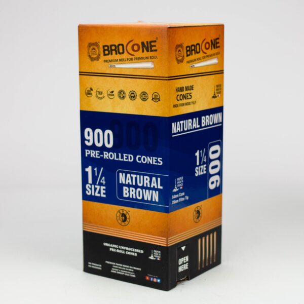 Brocone - Natural Brown 1 1/4 Pre-Rolled cones Tower 900_1