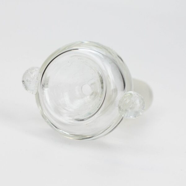 Clear round glass bowl for 14 mm female Joint_1