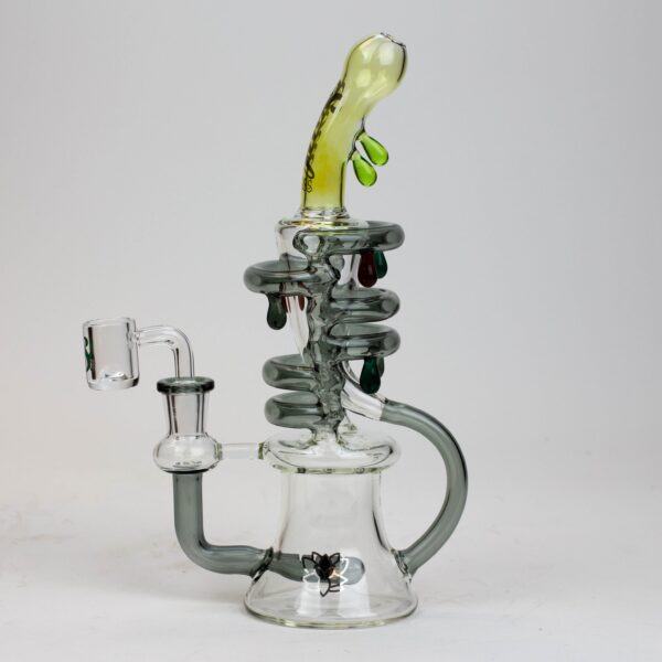 9.5" SOUL Glass 2-in-1 recycler bong [S2064]_7
