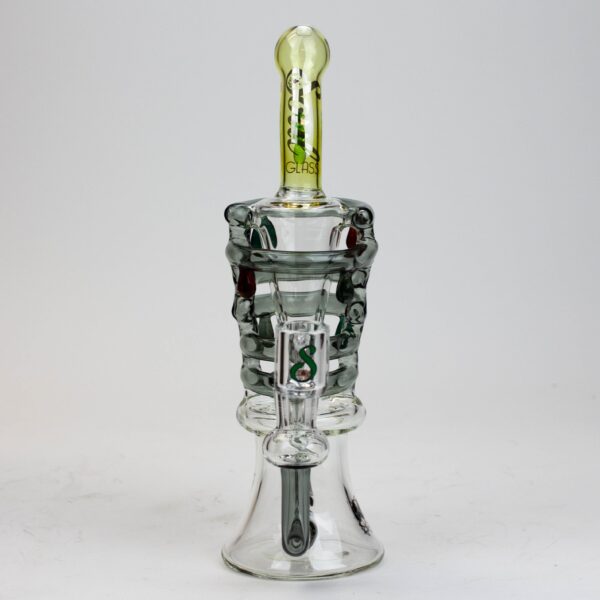 9.5" SOUL Glass 2-in-1 recycler bong [S2064]_8