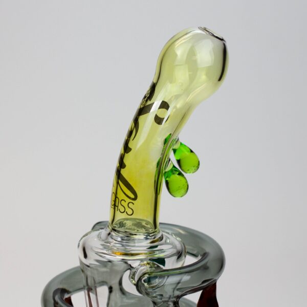 9.5" SOUL Glass 2-in-1 recycler bong [S2064]_9