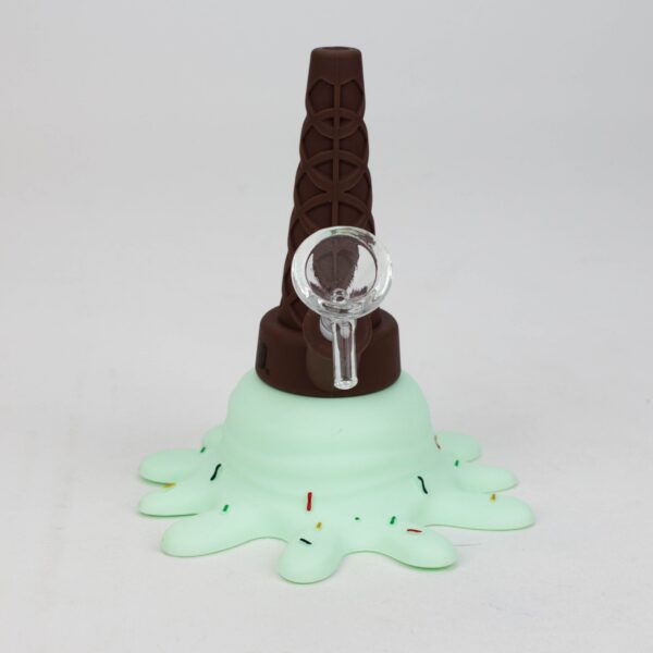WENEED®- 5.5" Silicone Ice Cream Water Pipe_4